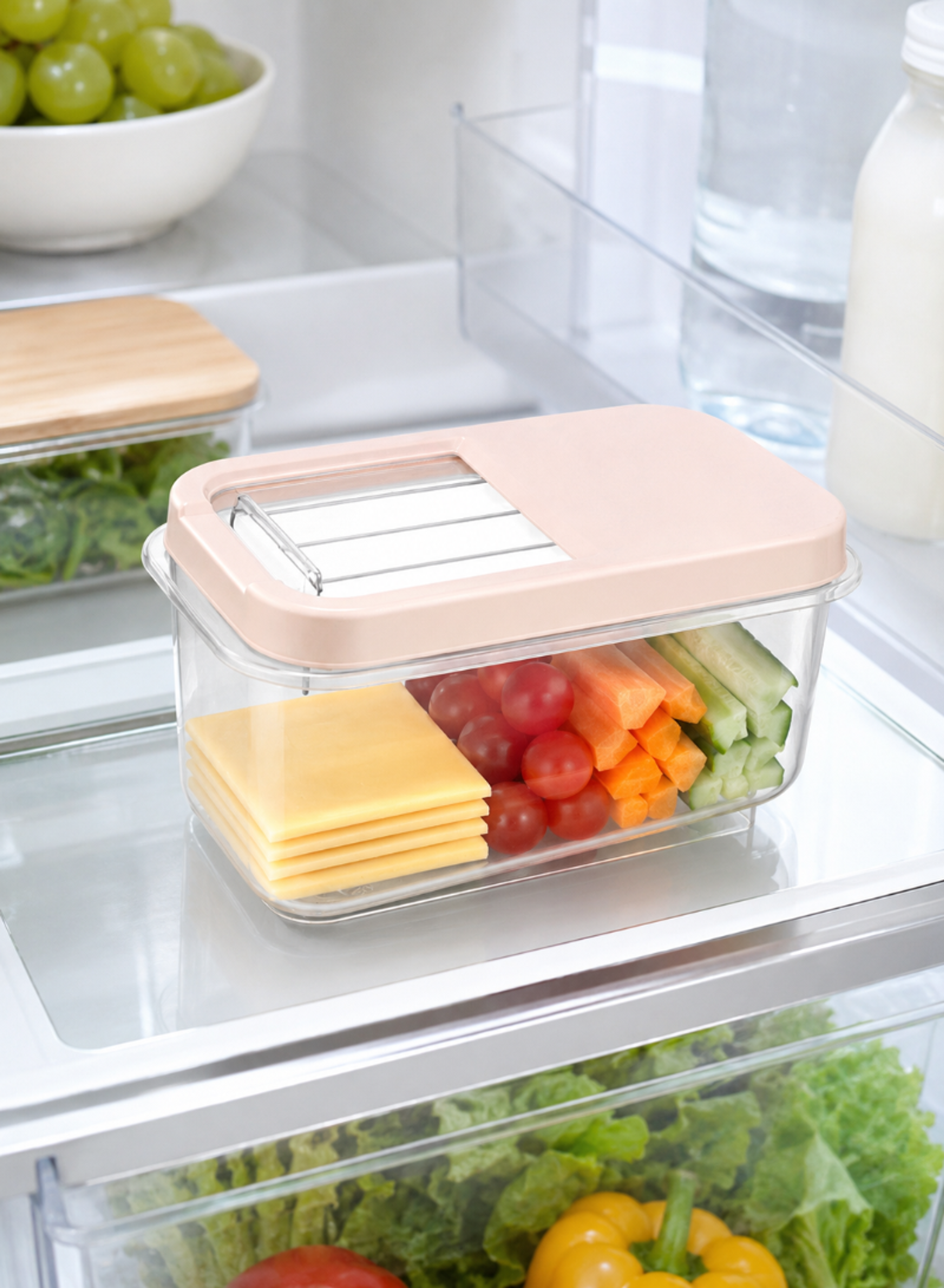 7.5L Slide Storage Container – Kitchen Food Storage Box 345 × 190 × 175 mm