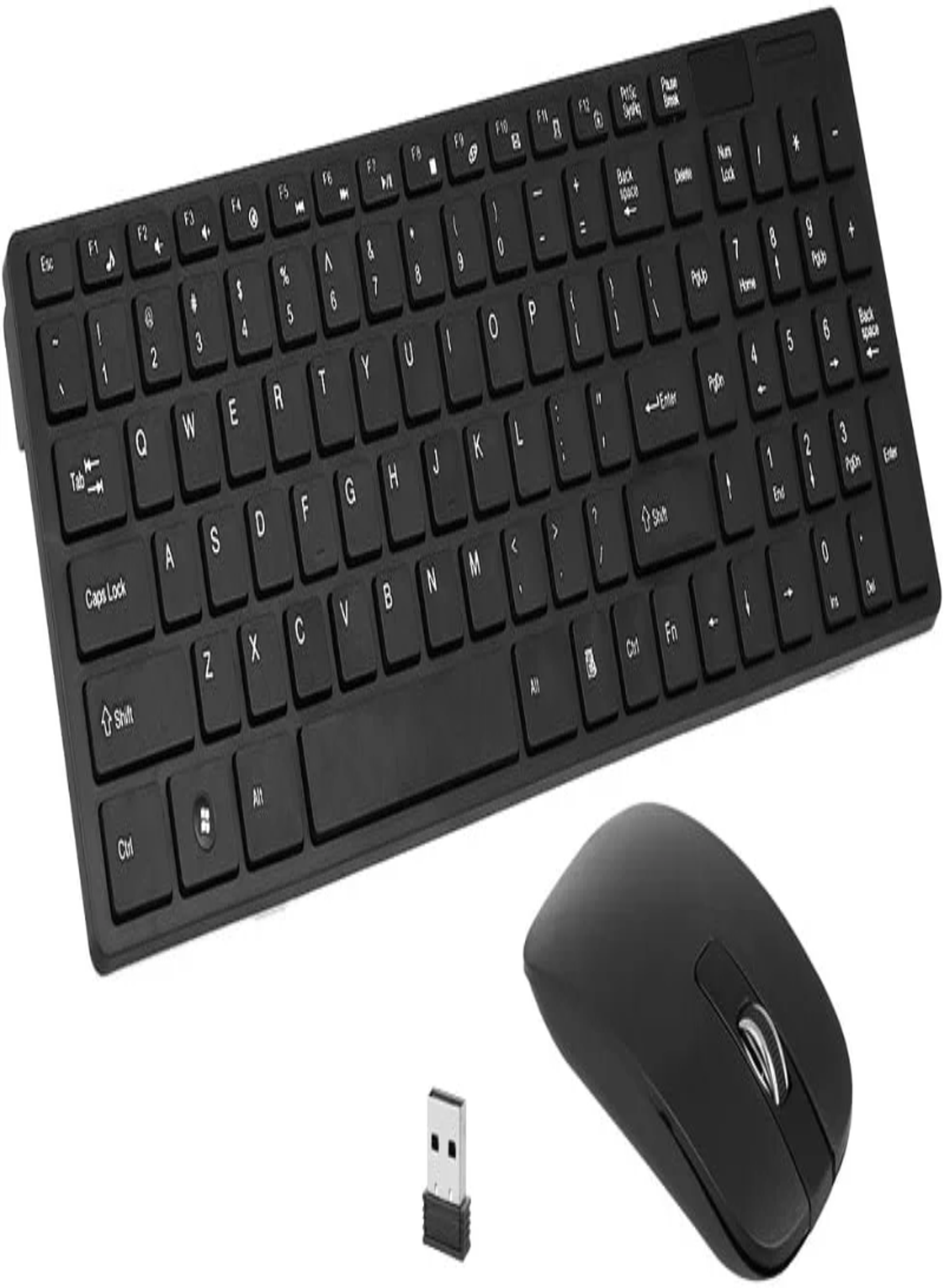 K-06 2.4G Wireless Keyboard and Mouse Combo – Plug & Play Computer Keyboard Set for Laptop and PC