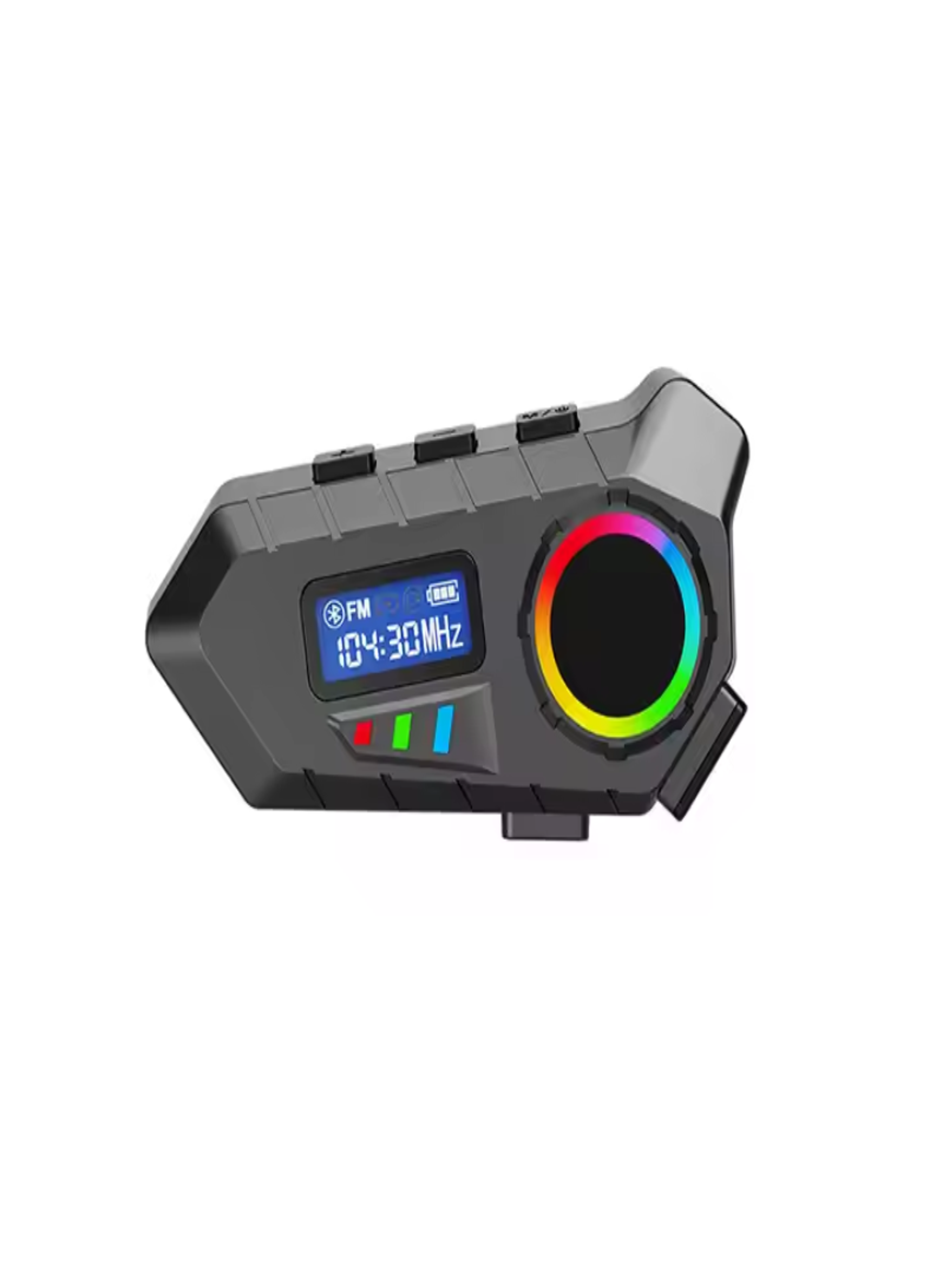 Y30 Motorcycle Helmet Bluetooth Headset – IP65 Waterproof Wireless Rider Earphones with Voice Assistant