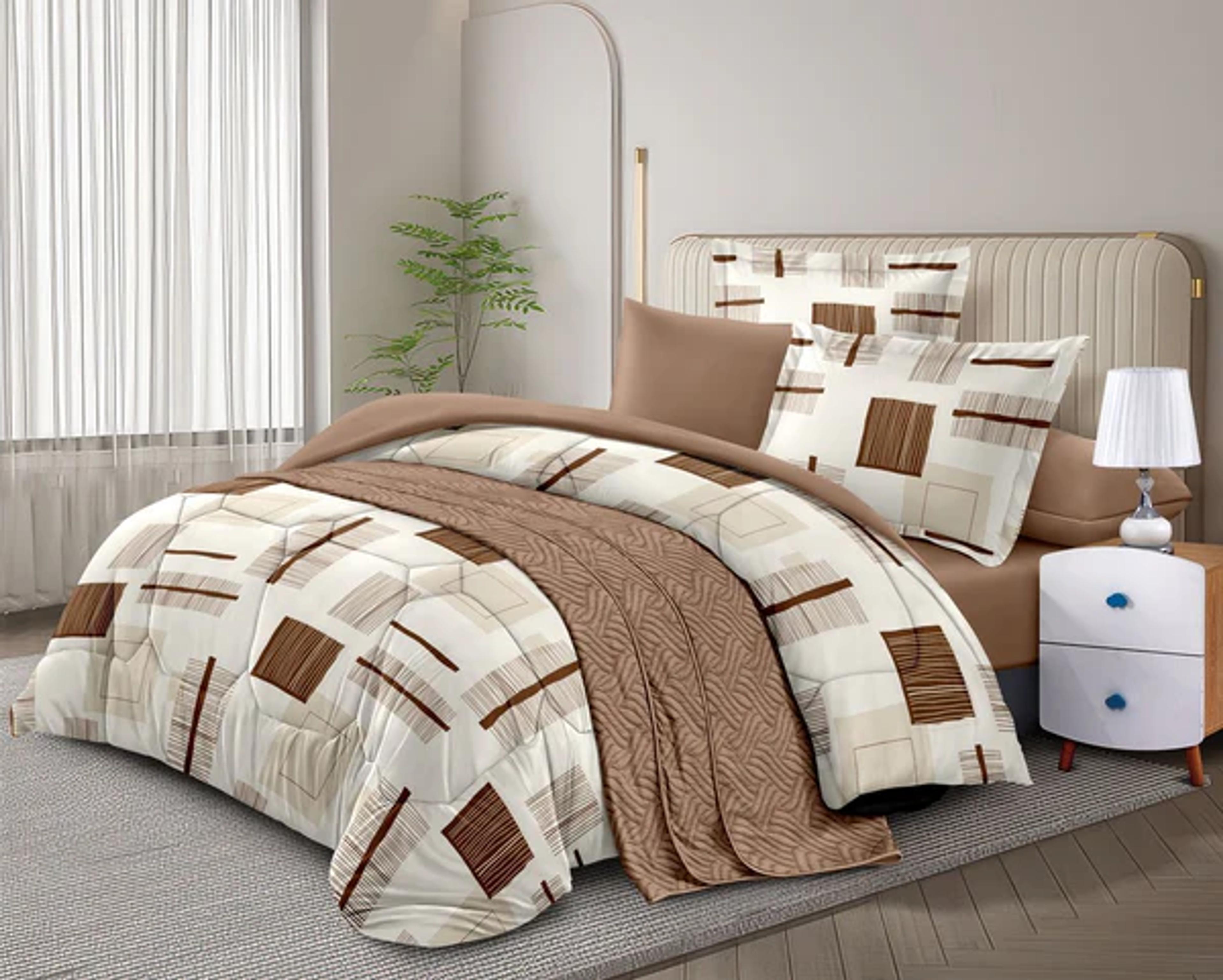 🛏️ Luxury Coverlet Set – 7 / 6 Pieces (Cotton Blend)-14