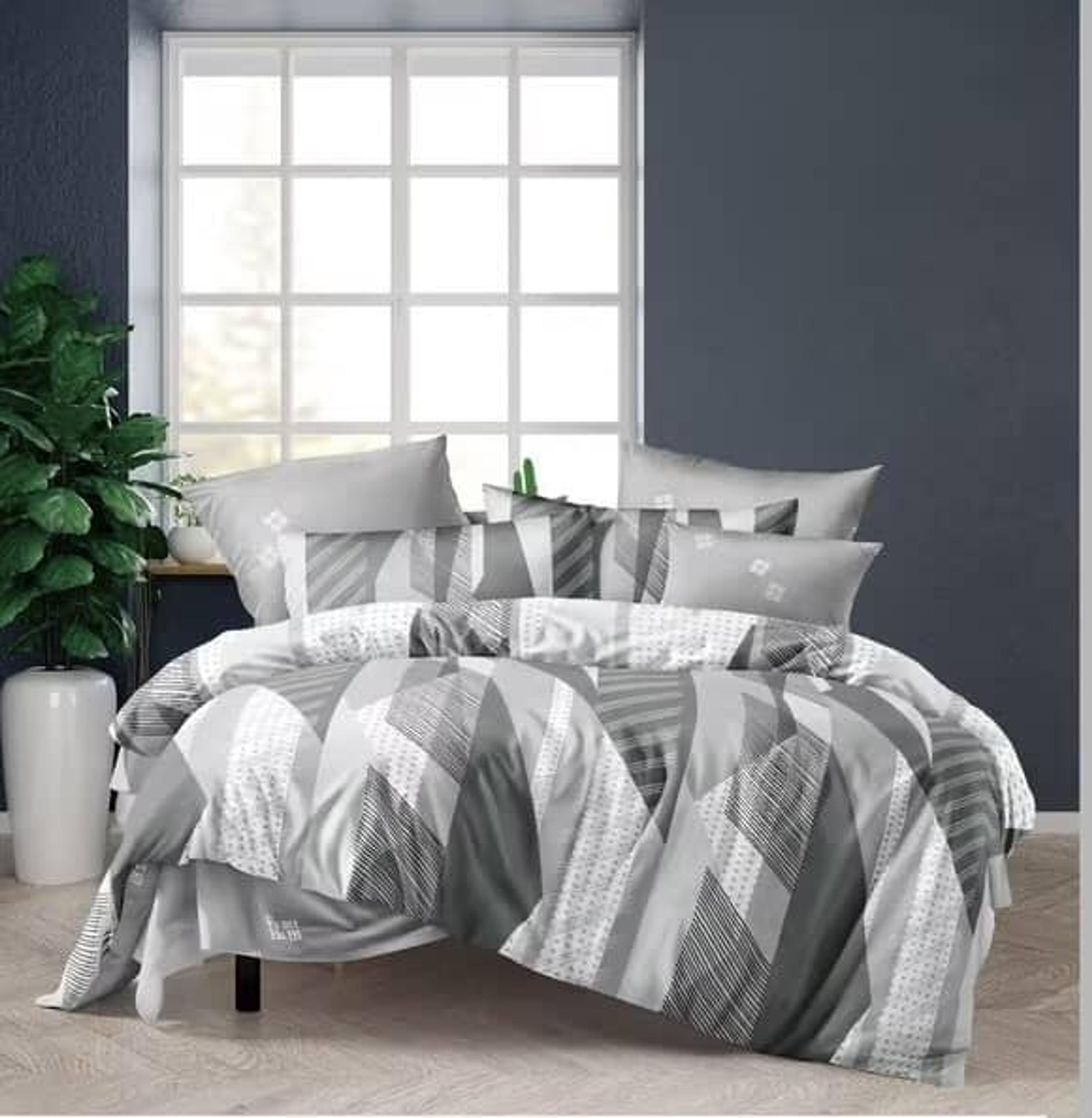 Luxury Soft Patterned Duvet Comforter Set –Elegant Design 🛏️-8