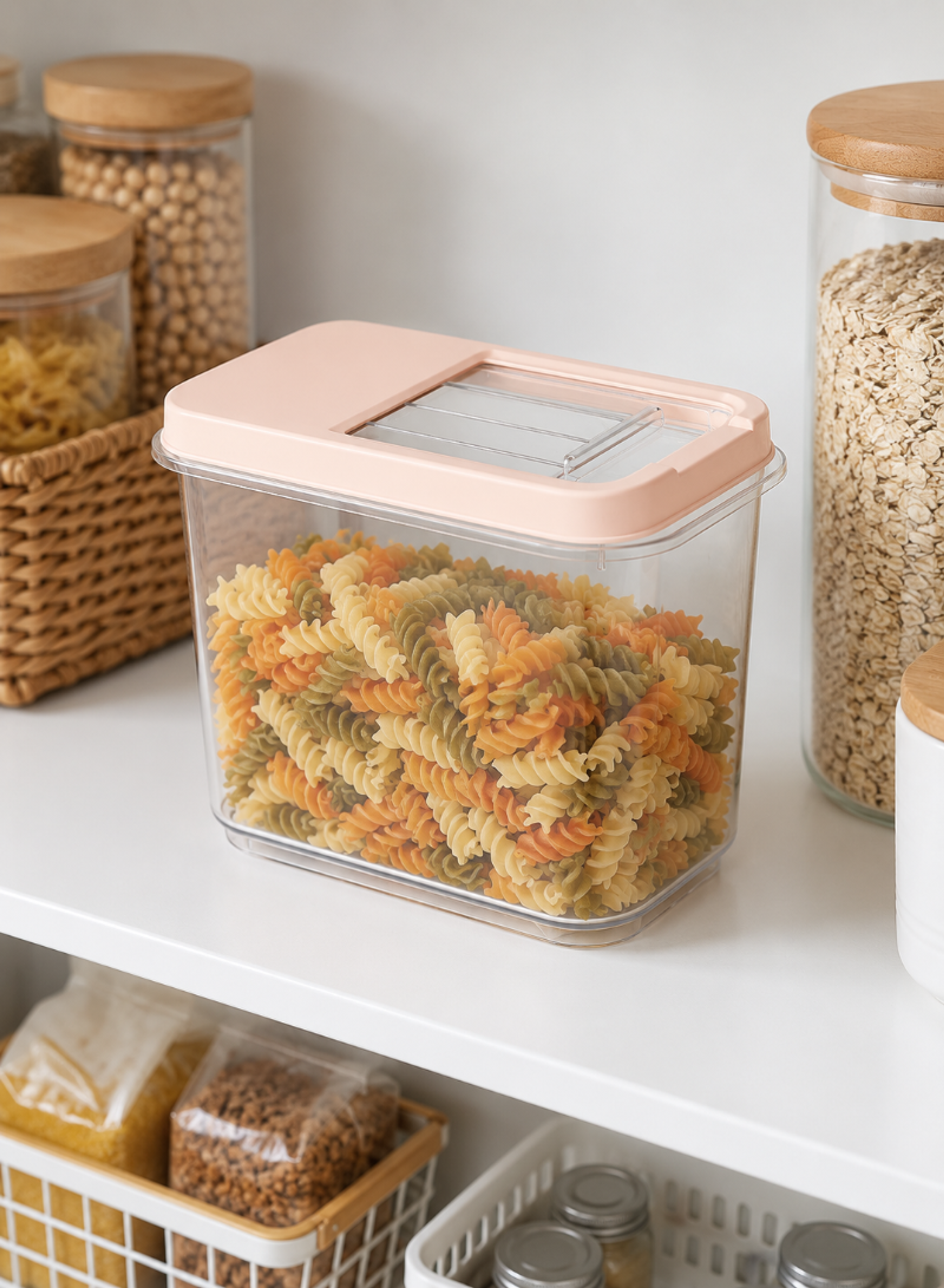 10L Slide Storage Container – Kitchen Food Storage Box 345 × 190 × 235 mm