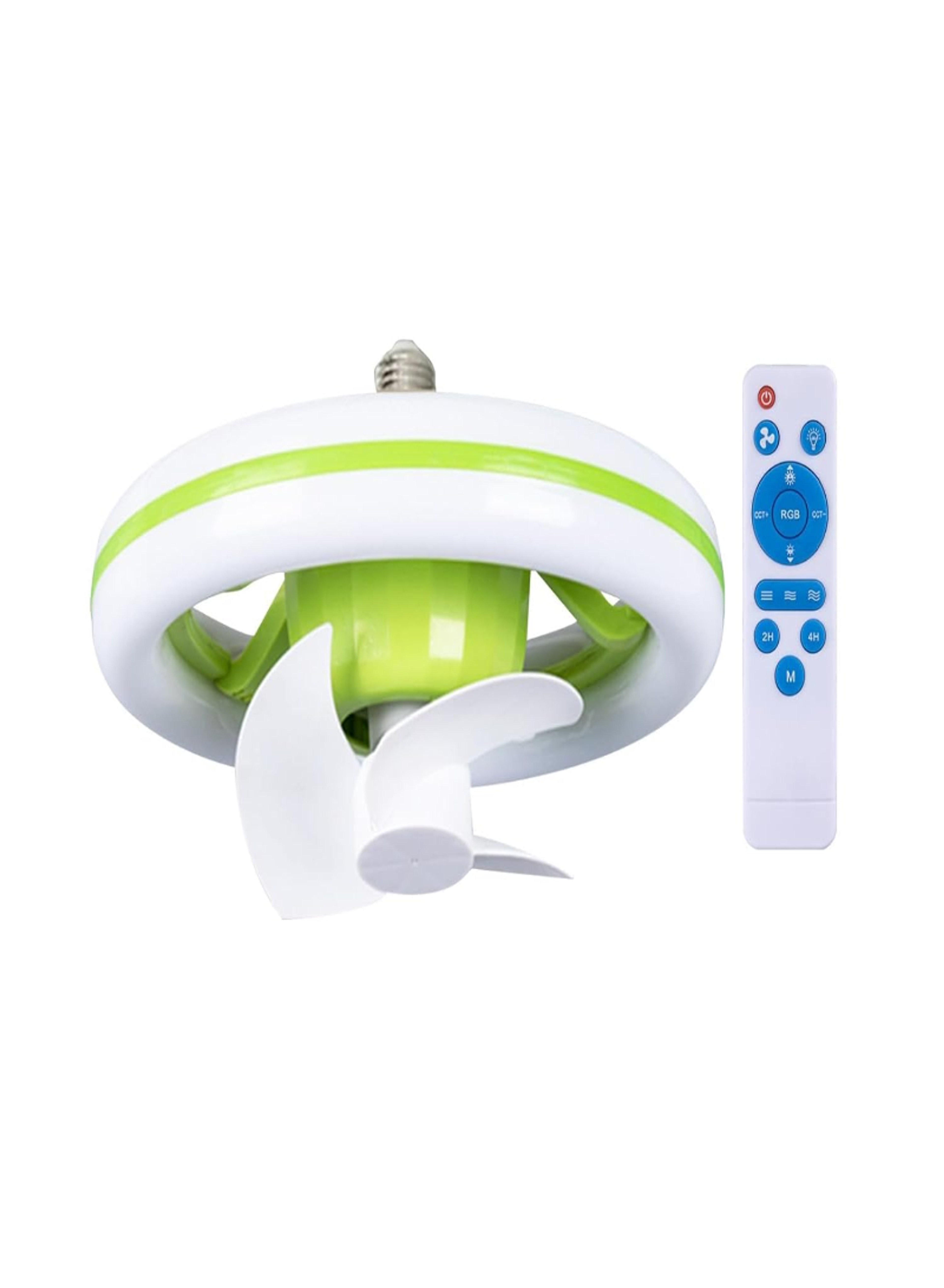 LED Ceiling Fan Light – Dimmable with Remote Control & Adjustable Wind Speeds