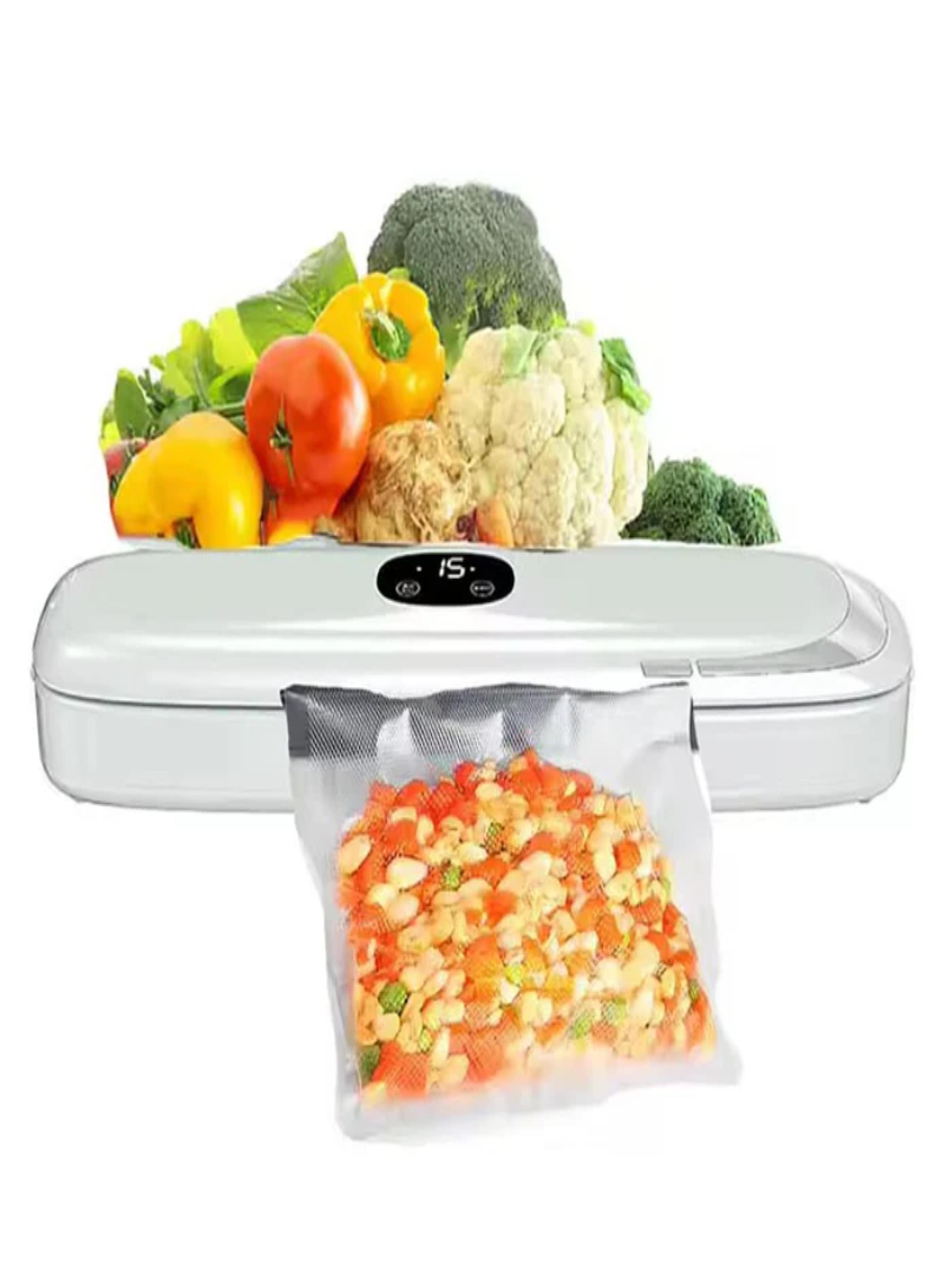 Food Storage Vacuum Sealer Machine – Household Vacuum Sealing Machine with Powerful Suction