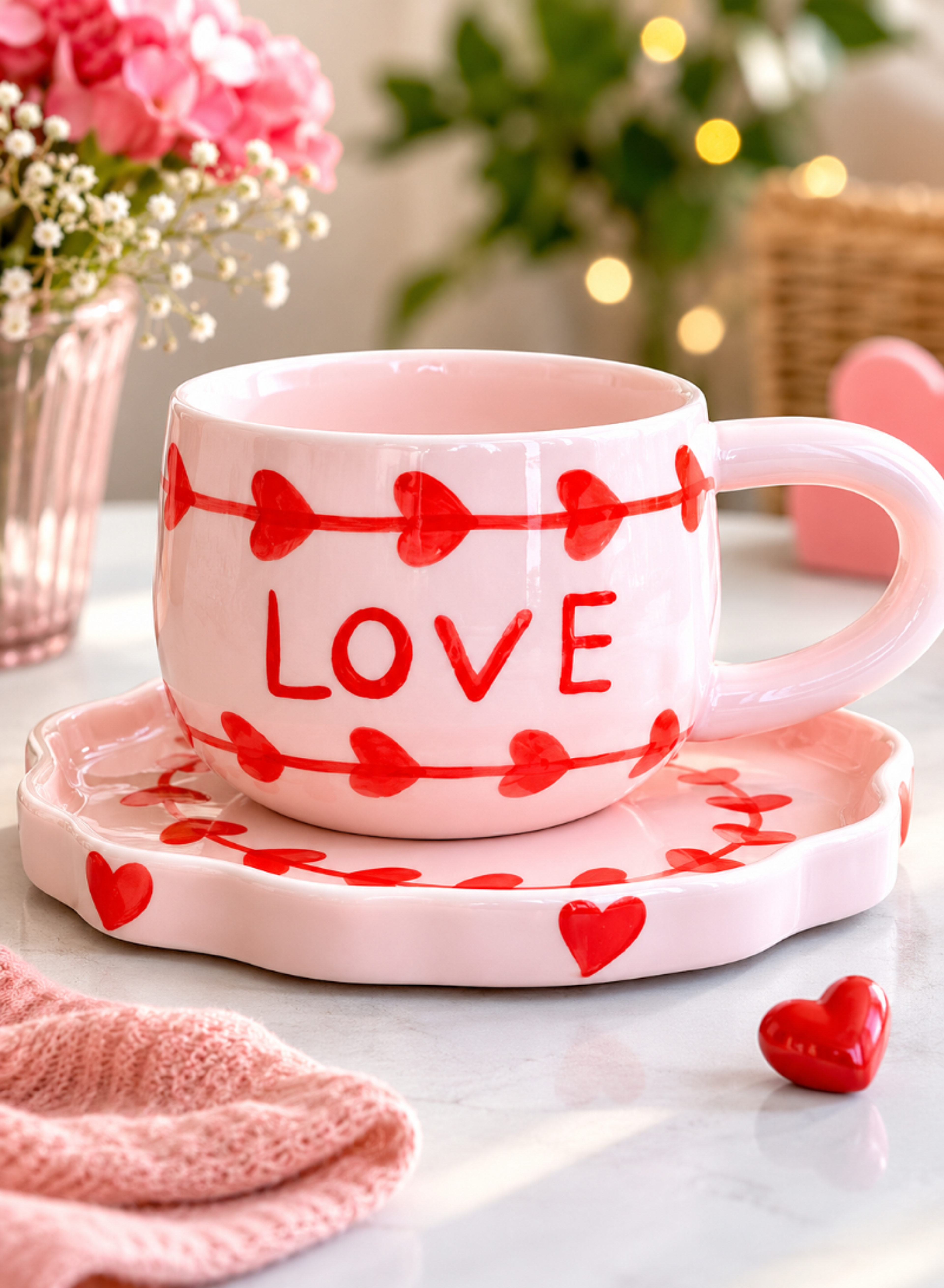Pink & red 
