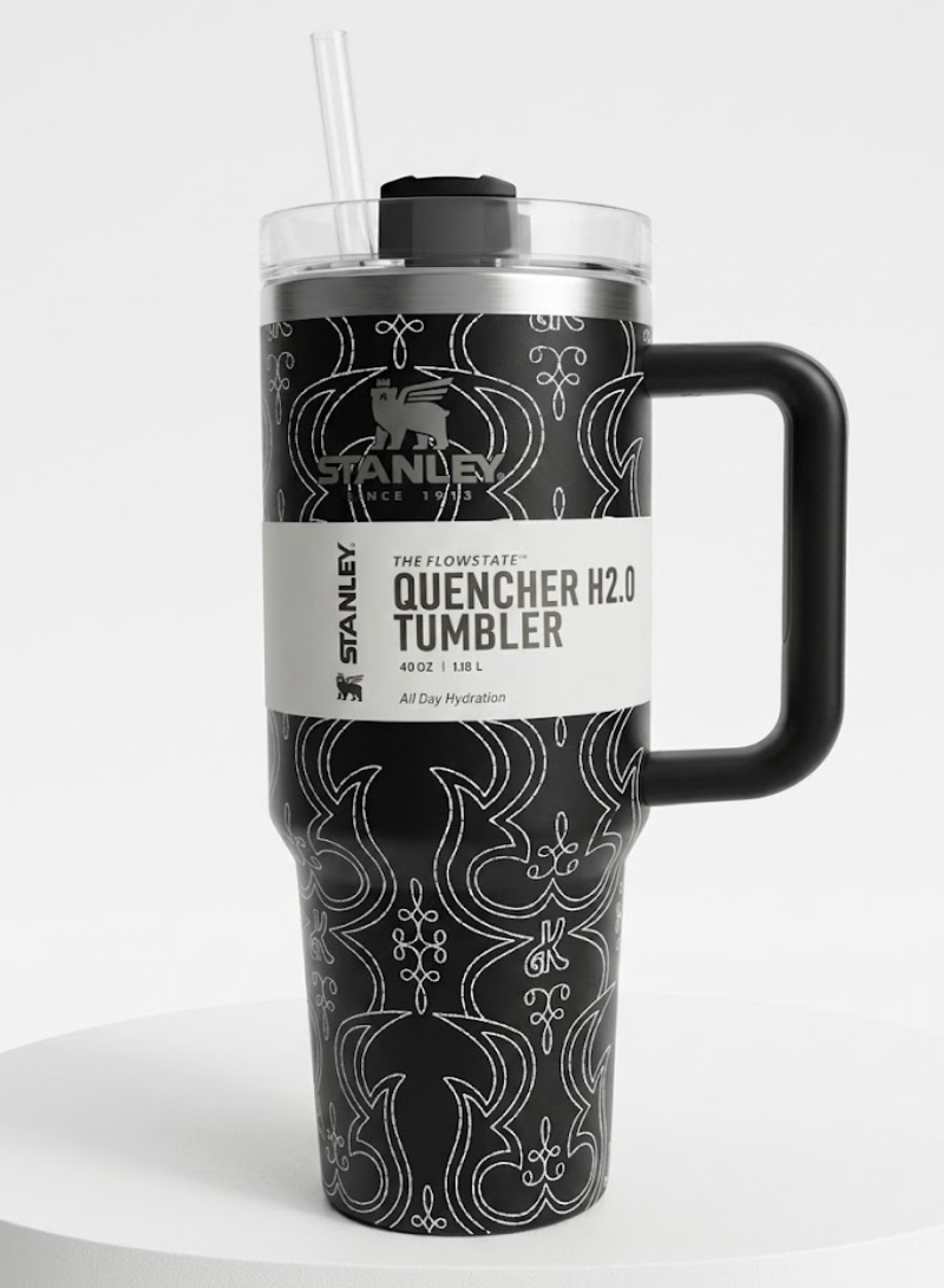Stanley Quencher H.0 Tumbler 1.18L (40 oz) – Stainless Steel Insulated Travel Mug with Handle & Straw | Leak Resistant 3-Position Lid